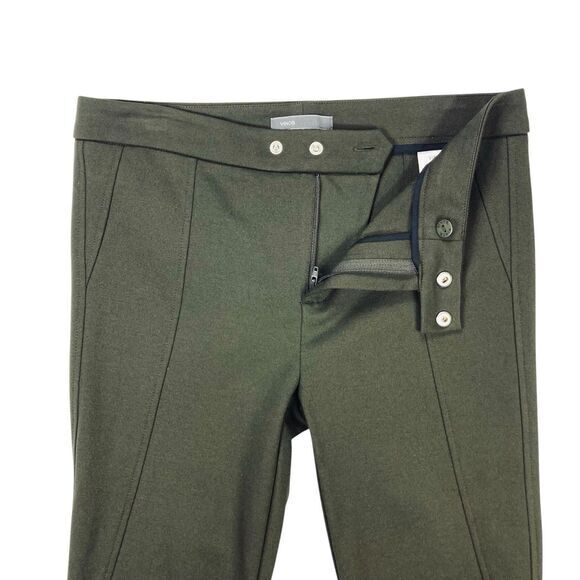 Vince Pants Women Size 6 Black Skinny Ankle Zip Stretchy Business Casual Comfort - Picture 3 of 15